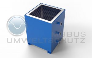 Entwässerungscontainer, Filterbecken für Schlammentwässerung auf Baustellen